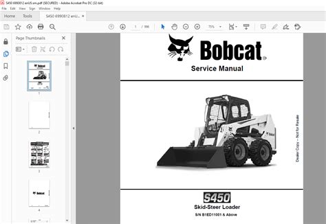 bobcat skid steer 450 owners manual|bobcat s450 manual pdf.